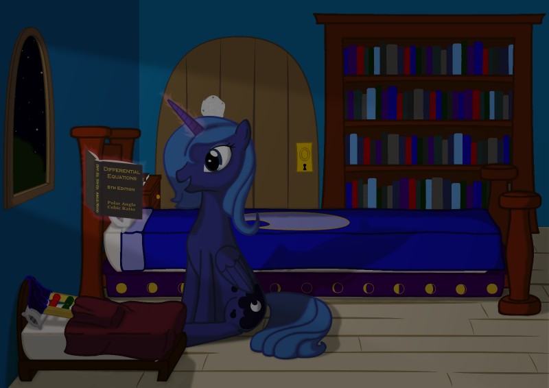 princess luna (friendship is magic and etc) created by therecliner27