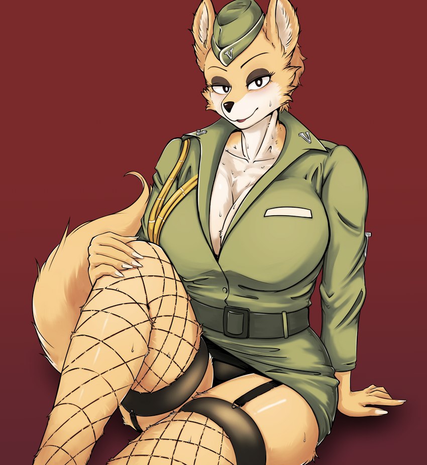 lt. fox vixen (squirrel and hedgehog and etc) created by rusal32