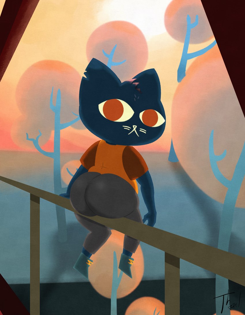 mae borowski (night in the woods) created by thael