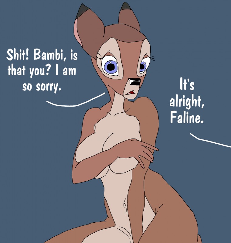 bambi and faline (bambi (film) and etc) created by vanderhirsche