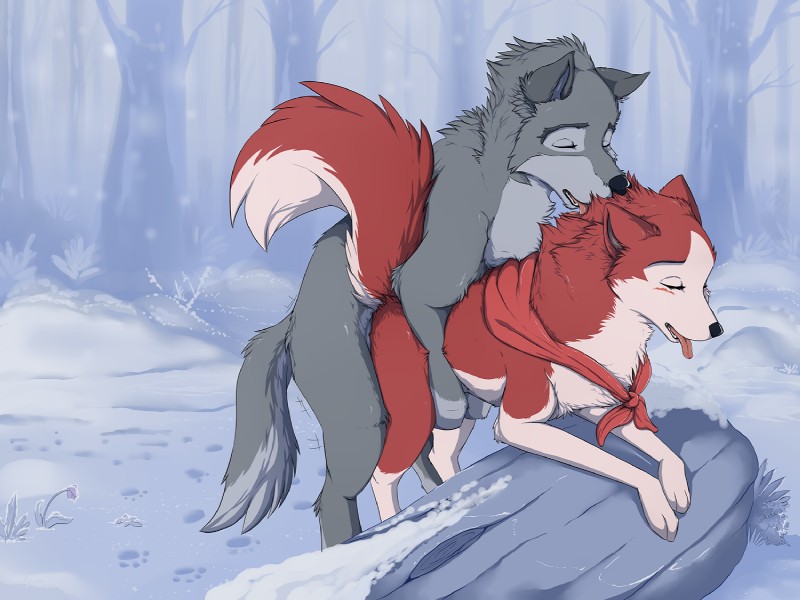 balto and jenna (universal studios and etc) created by blackfury