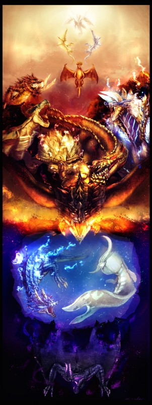 electricity electrogenesis feral group membrane_(anatomy) membranous_wings tail wings capcom european_mythology monster_hunter mythology akantor amatsu_(mh) brute_wyvern ceadeus deviljho dragon elder_dragon fanged_wyvern fatalis flying_wyvern gore_magala lagiacrus leviathan_(mh) mythological_creature mythological_scalie primatius rajang rath_wyvern rathalos scalie tigrex western_dragon wyvern zinogre absurd_res digital_media_(artwork) hi_res