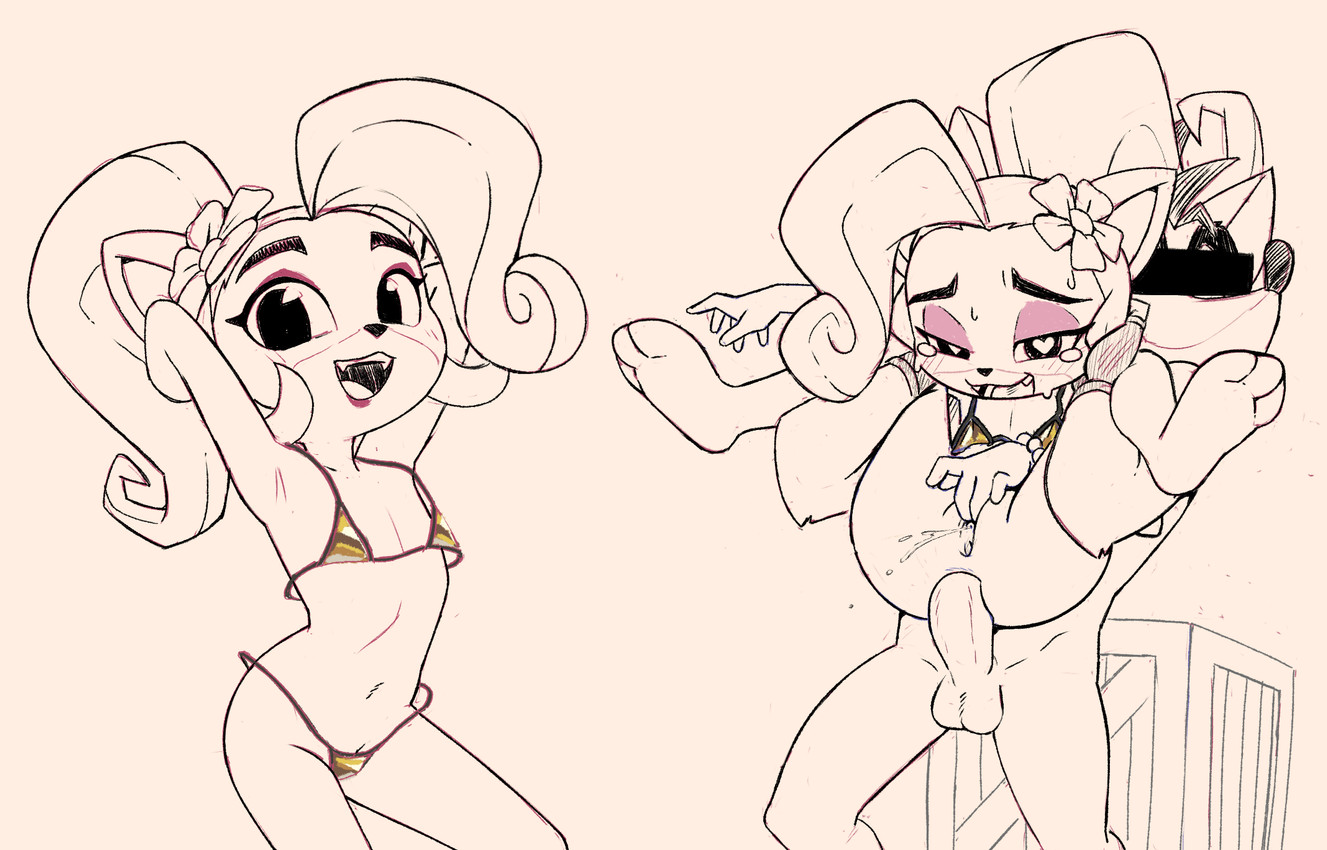 3_toes 5_fingers accessory anal anal_orgasm anal_penetration anthro anthro_on_anthro anthro_penetrated anthro_penetrating anthro_penetrating_anthro barely_visible_genitalia barely_visible_vulva bikini bikini_top black_eyebrows black_eyes black_nose blush blush_lines bodily_fluids brother_penetrating_sister censor_bar censored_eyes clothing countershade_face countershading crate duo ejaculation erection eyebrows eyelashes eyeshadow fangs feet female female_on_top female_orgasm female_penetrated fingers flat_chested flower_accessory from_behind_position fucked_silly full_nelson full_nelson_(legs_held) full_nelson_position genital_fluids genitals gloves gold_bikini hair hair_accessory half-closed_eyes hands-free hands_behind_head hands_behind_own_head handwear heart_eyes heart_pupils heart_symbol humanoid_genitalia humanoid_penis humanoid_vulva intraspecies looking_at_viewer looking_pleasured makeup male male/female male_on_bottom male_penetrating male_penetrating_female masturbating_while_penetrated masturbation narrowed_eyes navel nose_size_difference on_bottom on_top one_sided_climax open_mouth open_smile orgasm penetration penile penile_penetration penis penis_in_ass ponytail purple_eyeshadow raised_arm sex smile soles swimwear tears tears_of_pleasure teeth toes tongue triangle_nose two-piece_swimsuit vaginal_fluids vaginal_squirting vaginal_squirting_while_penetrated vulva young young_female young_penetrated gaturo activision crash_bandicoot_(series) golden_week coco_bandicoot crash_bandicoot bandicoot mammal marsupial 2025 censored digital_drawing_(artwork) digital_media_(artwork) hi_res brother_(lore) brother_and_sister_(lore) incest_(lore) sibling_(lore) sister_(lore)