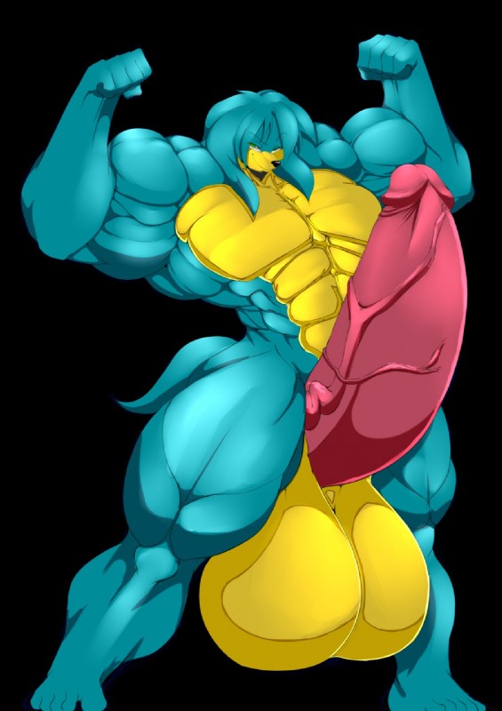 anthro balls big_balls big_muscles big_penis erection flexing genitals huge_balls huge_muscles huge_penis humanoid_genitalia humanoid_penis hyper hyper_balls hyper_genitalia hyper_penis looking_at_viewer male muscular muscular_anthro muscular_male nude penis smile solo standing vein veiny_penis vibershot sega sonic_the_hedgehog_(series) fan_character echidna mammal monotreme hi_res