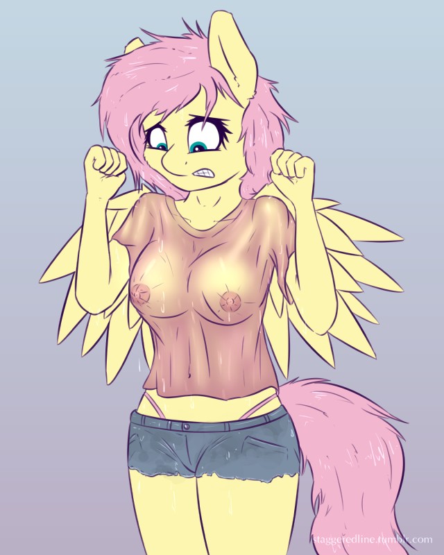 fluttershy (friendship is magic and etc) created by staggeredline