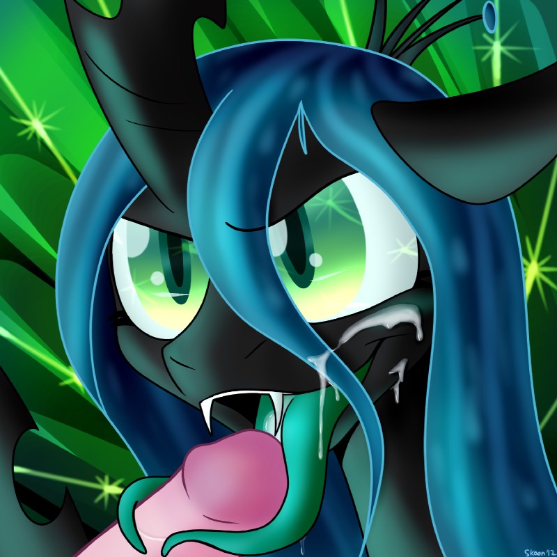 queen chrysalis (friendship is magic and etc) created by skoon