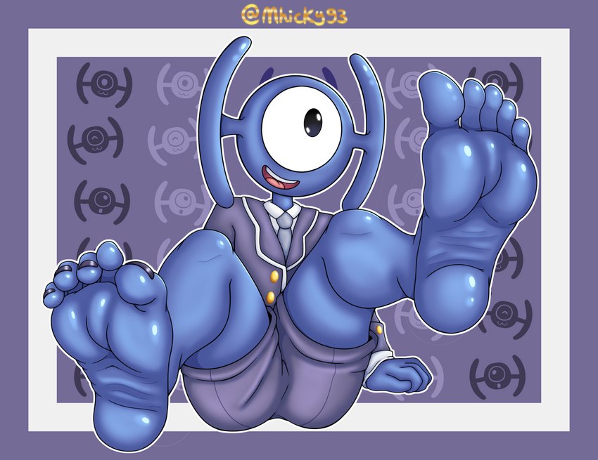 1_eye bottomwear clothing feet foot_fetish foot_focus male nails shorts soles solo toenails toes uniform wrinkled_feet wrinkles mhicky93 nintendo pokemon hector_the_unown eye_creature generation_2_pokemon humanoid letter_creature pokemon_(species) shiny_pokemon unown_(pokemon) unown_h absurd_res hi_res