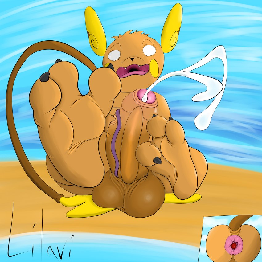 3_toes balls big_balls big_butt big_penis big_vein butt curling_toes feet fluff_fruit foot_fetish foot_focus foreskin genitals huge_balls huge_butt huge_penis male penetration penis soles solo surprise surprised_expression toes vein veiny_penis lilavi nintendo pokemon pokemon_snap alolan_form alolan_raichu generation_7_pokemon pokemon_(species) regional_form_(pokemon) 1:1 absurd_res hi_res