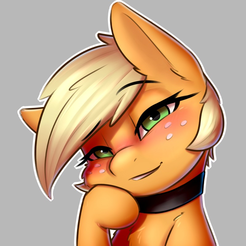 applejack (friendship is magic and etc) created by pudgeruffian