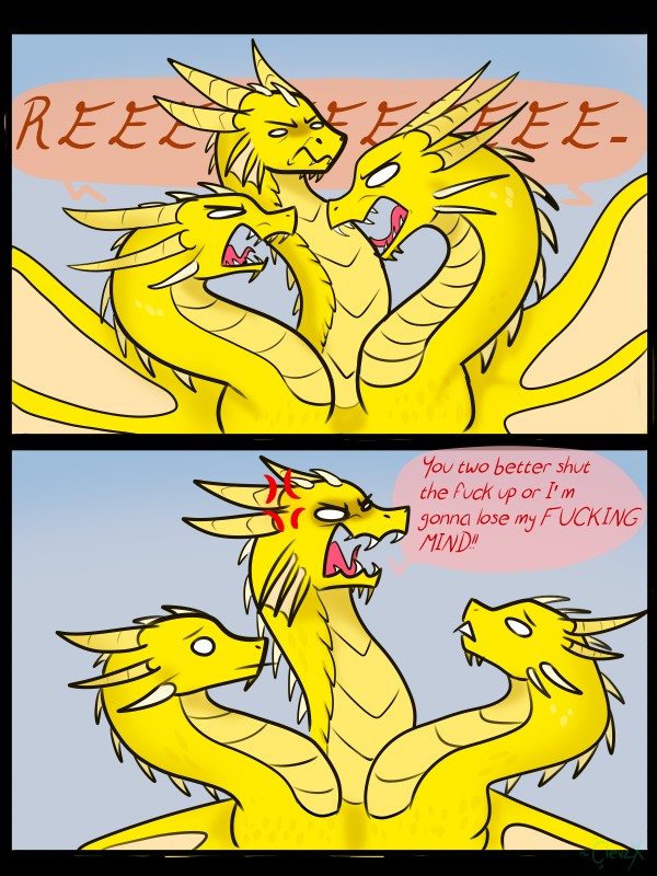 king ghidorah (european mythology and etc) created by clevzx