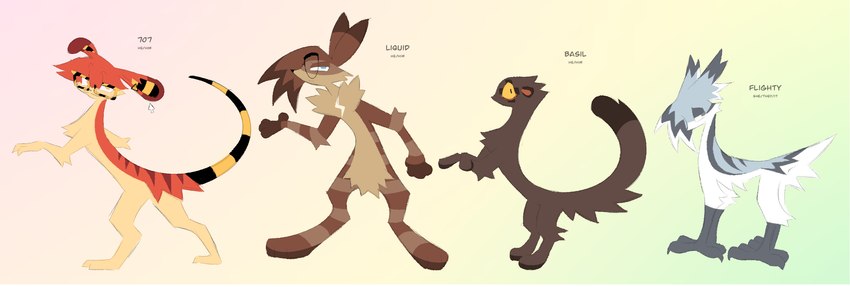 ambiguous_gender anthro brown_body brown_fur feral fur group red_body red_fur yellow_body yellow_fur conditional_dnp labbit_(artist) lagomorph mammal snufflet absurd_res hi_res