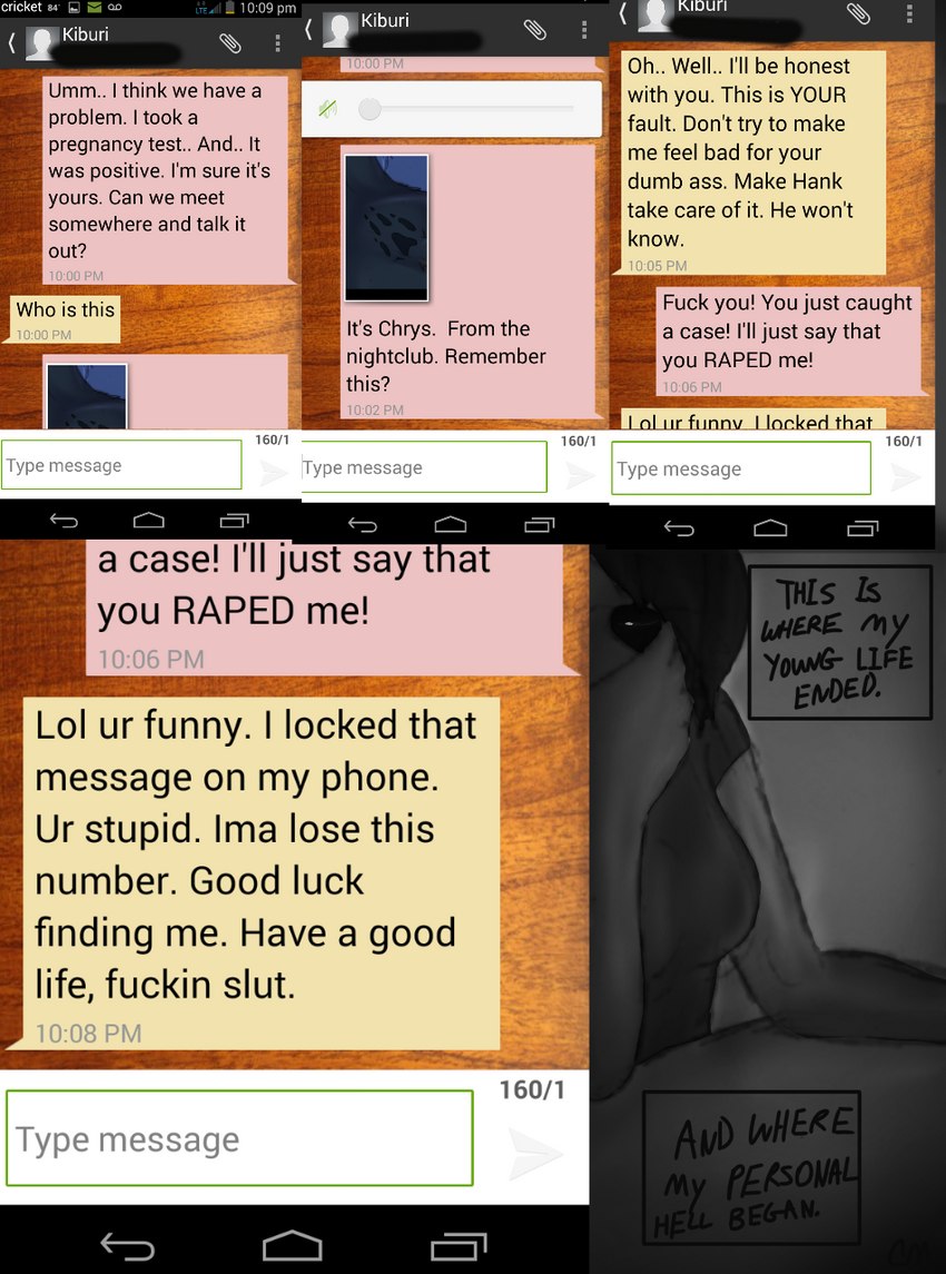 anthro female phone_screen profanity screencap solo text bucklesandleather96 english_text hi_res