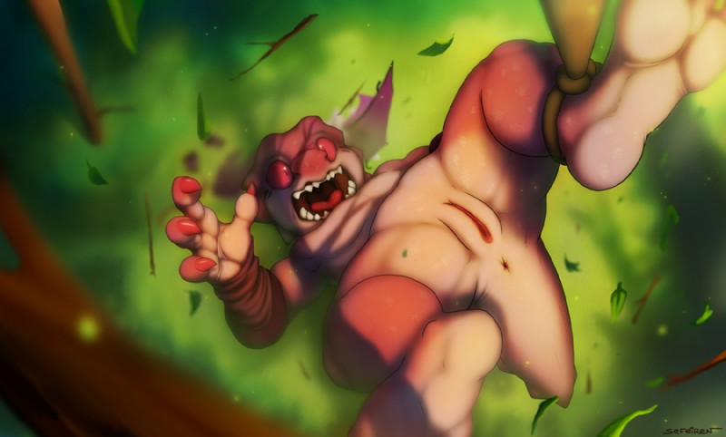 accident accidental_exposure action_pose anthro anus blurred_background claws dangling detailed_background exposed feet female flat_chested forest forest_background front_view gaping_mouth genitals high-angle_view hindpaw kobold_adventures mostly_nude nature nature_background open_mouth paws pink_body pink_eyes pink_scales plant plantigrade pose pussy rope scales shocked snare_trap soles solo spread_legs spreading surprise tail tail_anus teeth thick_tail tongue trap_(contrivance) trapped tree upside_down conditional_dnp sefeiren dungeons_and_dragons hasbro wizards_of_the_coast aesthyr kobold reptile scalie 2014