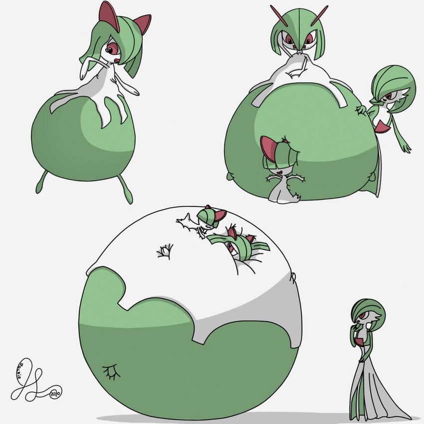 angry belly belly_expansion belly_squish big_belly big_butt bodily_fluids body_inflation butt butt_expansion clothing expansion female green_body green_hair group hair hand_on_another's_belly hand_on_belly hand_on_own_belly huge_belly huge_butt hyper hyper_belly hyper_butt hyper_pear immobile inflation looking_at_another lying_on_another monobutt not_furry open_mouth open_smile panicking pink_tongue red_eyes red_mouth resting_on_belly round_body simple_background sitting smile spherical_inflation squish swelling tears tongue trio white_background white_clothing jackiesquirrel nintendo pokemon gardevoir generation_3_pokemon kirlia pokemon_(species) ralts 1:1 2020 cel_shading colored digital_media_(artwork) hi_res sequence shaded signature