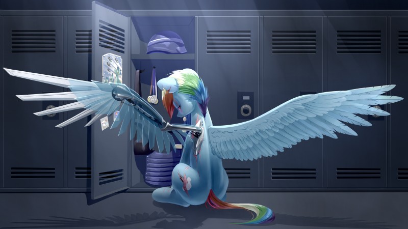 rainbow dash (crystal war timeline and etc) created by underpable