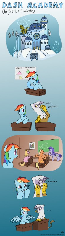 gilda and rainbow dash (friendship is magic and etc) created by sorc