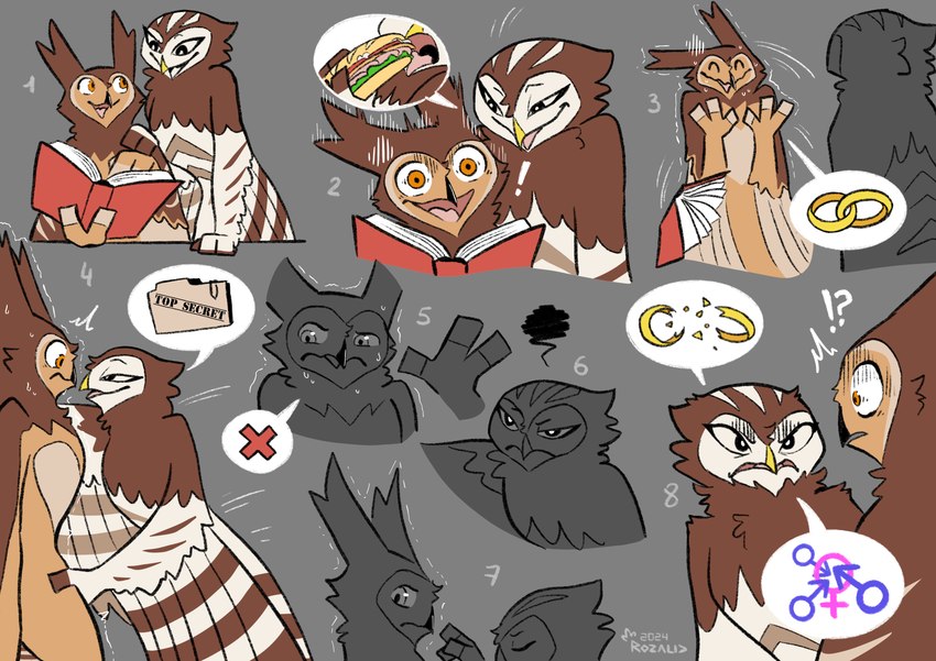 against_surface against_wall anthro awkward beak brown_body duo embarrassed food food_censorship frustrated hand_between_legs inviting male male/male narcissism refusing_sex requesting sandwich_(food) sex_request shocked rozalid bubowl urowlensis avian bird eurasian_eagle-owl horned_owl owl strix_(genus) true_owl ural_owl absurd_res flat_colors hi_res