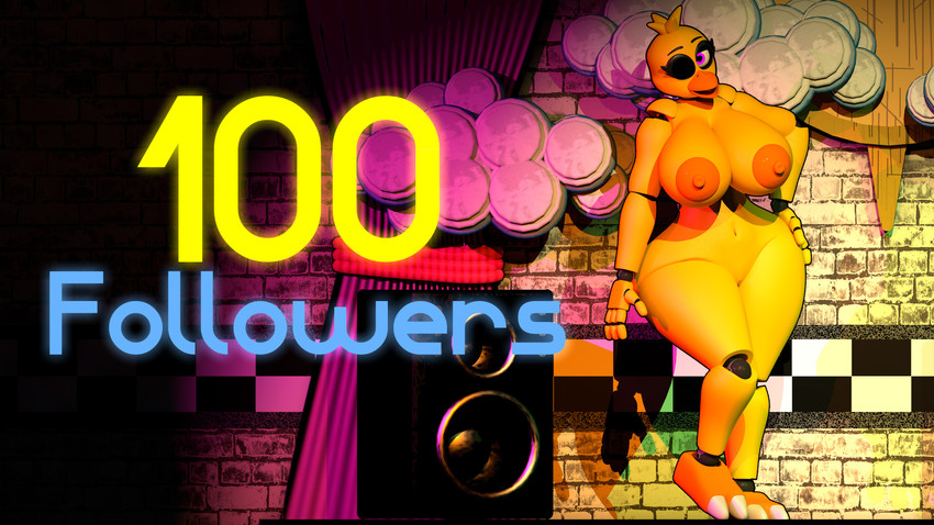 anthro areola beak big_breasts big_butt breasts butt female genitals heart_eyes heart_symbol machine nipples non-mammal_breasts one_eye_closed orange_beak pink_eyes pussy solo thick_thighs wide_hips wink yellow_body geometryboymejia five_nights_at_freddy's scottgames chica_(fnaf) animatronic avian bird chicken galliform gallus_(genus) phasianid robot 16:9 3d_(artwork) 4k absurd_res digital_media_(artwork) hi_res widescreen