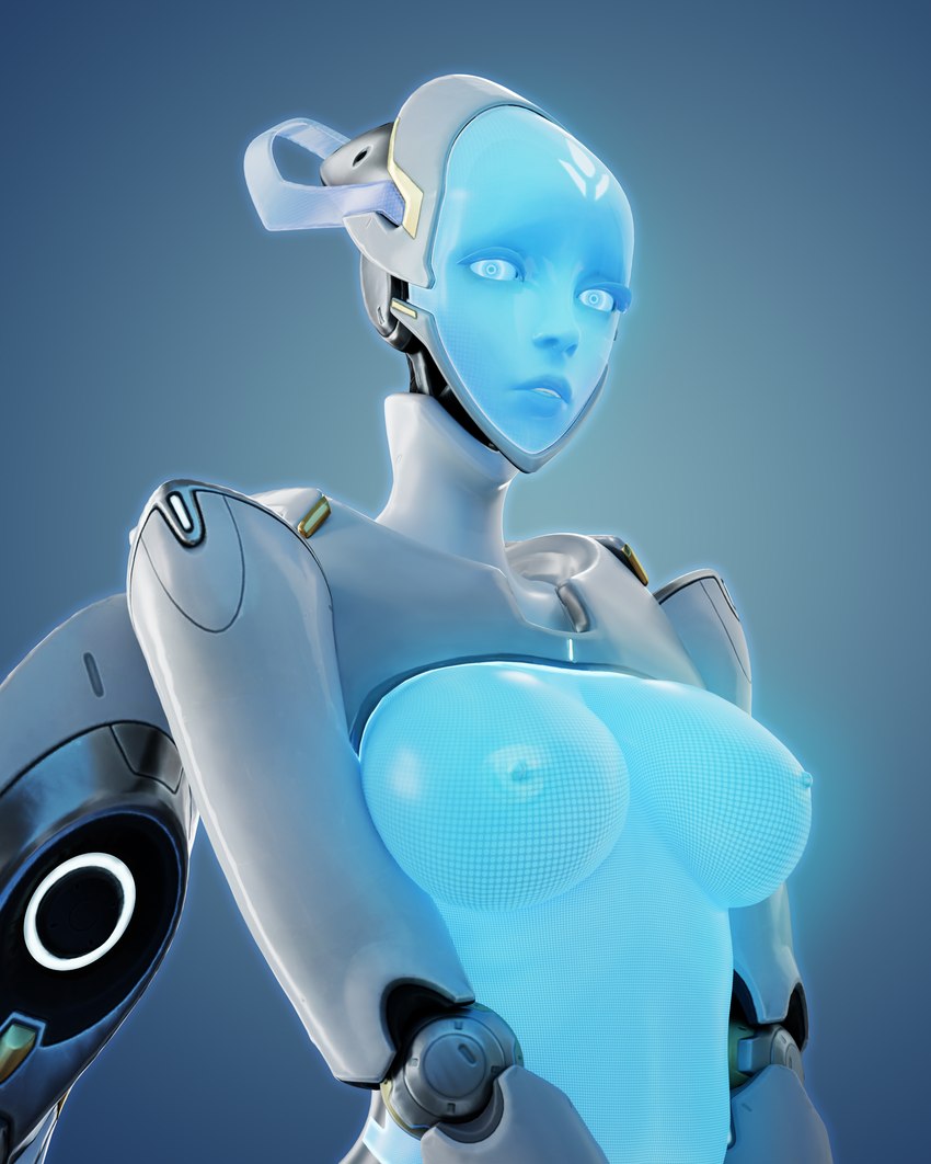 areola big_breasts blue_body blue_eyes blue_sclera blue_skin breasts eyelashes female glowing hologram machine nipples not_furry parted_lips solo teeth text translucent_body_parts white_body batesz2 blizzard_entertainment overwatch echo_(overwatch) humanoid robot robot_humanoid 3d_(artwork) absurd_res blender_(artwork) digital_media_(artwork) english_text hi_res