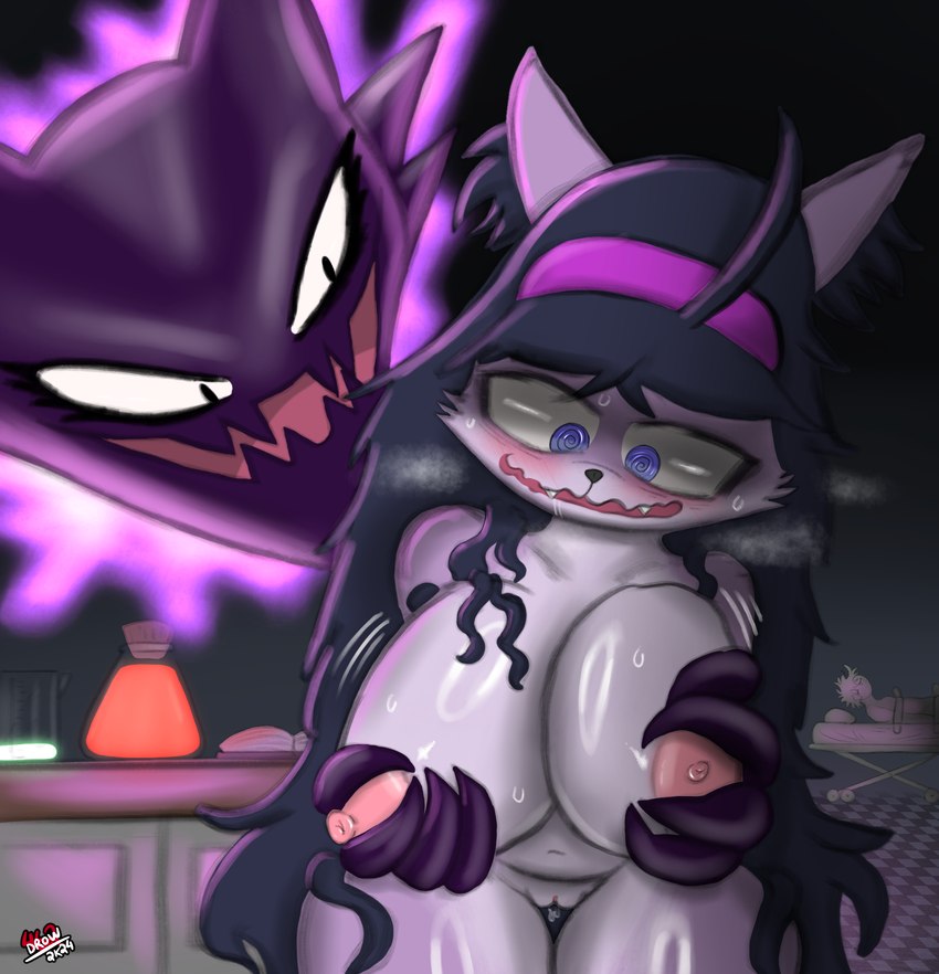 catgirl hex and hex maniac (nintendo and etc) created by drow462