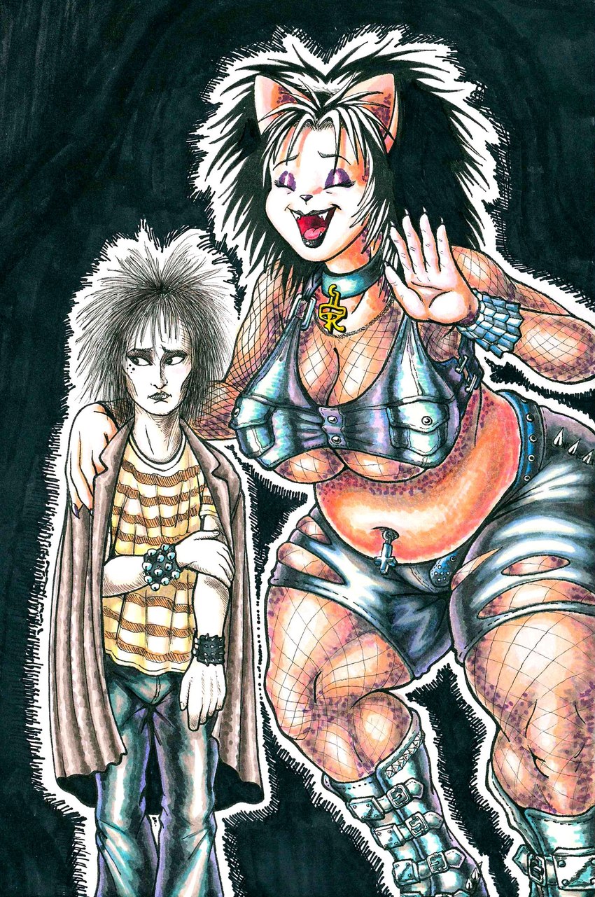 marian and siouxsie (siouxsie and the banshees) created by the fedor corpse