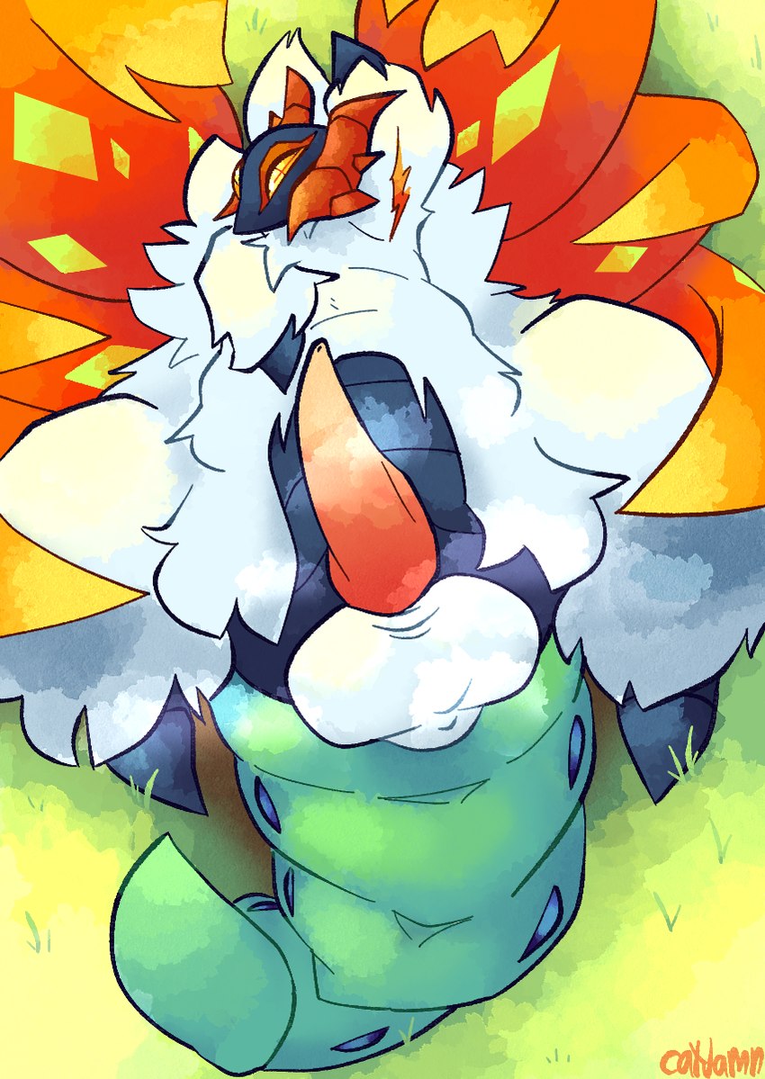 armpit_hair balls body_hair claws feral genitals male overweight overweight_male penis raised_arm solo wings catjam_(artist) nintendo pokemon ancient_pokemon generation_9_pokemon paradox_pokemon pokemon_(species) slither_wing hi_res