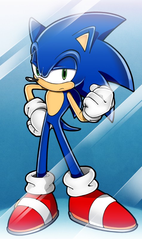 sonic the hedgehog (sonic the hedgehog (series) and etc) created by den255