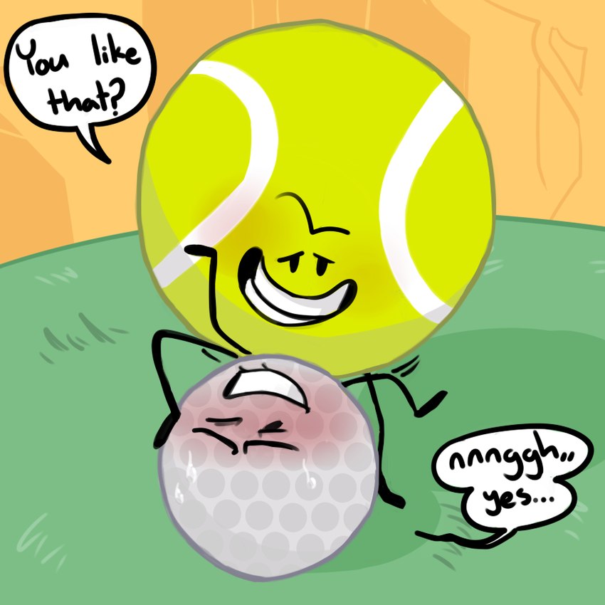 golf ball and tennis ball (battle for dream island and etc) created by unknown artist