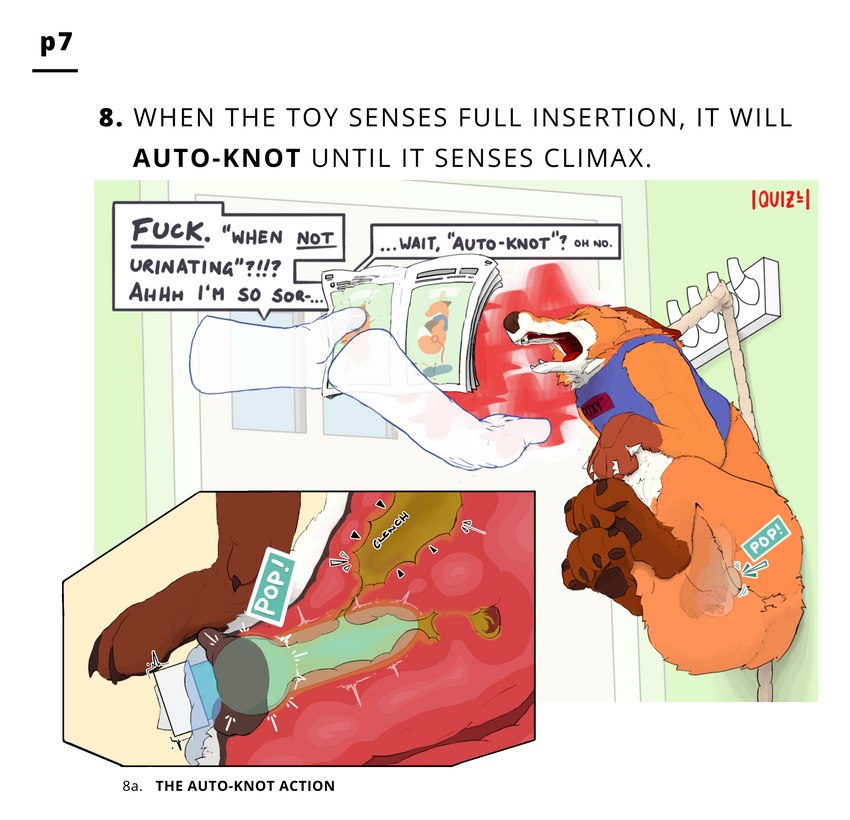 aaaaaaaaaaa abuse ambiguous_gender anatomically_correct anatomically_correct_genitalia anatomically_correct_pussy animal_abuse animal_genitalia animal_pussy bathroom_control black_nose bladder bladder_inflation blocked_peeing bodily_fluids brown_body brown_fur canine_genitalia canine_pussy claws coat_rack dialogue dildo dipstick_tail disembodied_hand duo eyes_closed female female/ambiguous female_peeing feral forced fur furniture genital_fluids genitals ghost_hand harness how-to inside internal knot knotted_dildo knotting leash markings masturbation mistake multicolored_tail omorashi onomatopoeia open_mouth orange_body orange_fur organs peeing peeing_inside penetration profanity pussy rape rope screaming sex_toy sound_effects suspension tail tail_markings text urine urine_in_pussy urine_in_uterus uterus vaginal vaginal_knotting vaginal_masturbation vaginal_penetration vibrator watersports yelling quizzical_(artist) canid canine fox mammal red_fox true_fox english_text hi_res