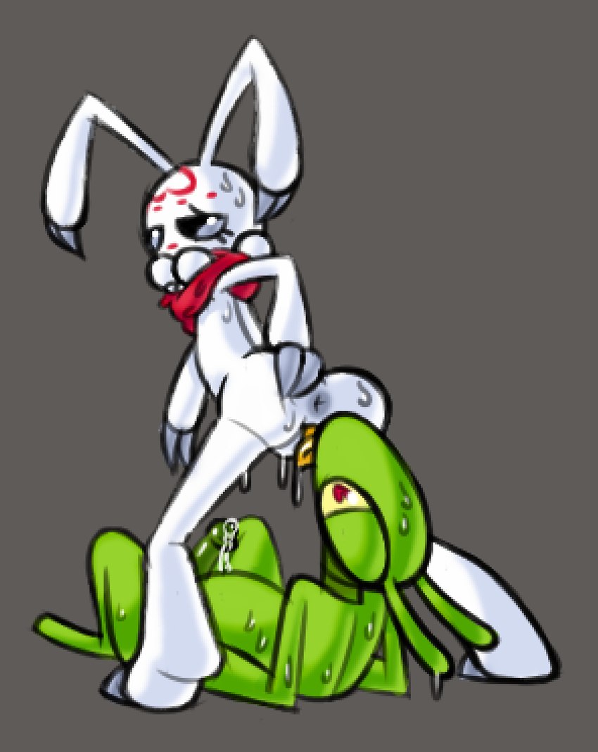 anthro anus bodily_fluids cunnilingus drooling duo female genital_fluids genitals heart_eyes heart_symbol leaking_precum male male/female oral penis precum pussy saliva sex simple_background sweat vaginal hhbrother manny_(hhbrother) arachnid arthropod insect mantis spider 2025 sketch