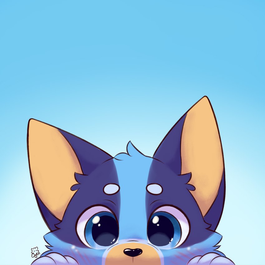 bluey heeler (bluey (series)) created by oyenorangecat