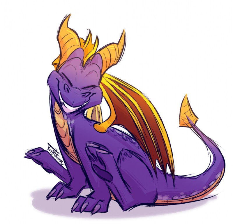spyro (spyro the dragon and etc) created by justautumn
