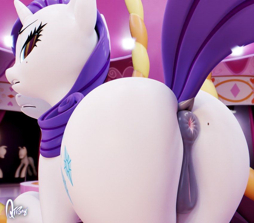 rarity (friendship is magic and etc) created by quicktimepony