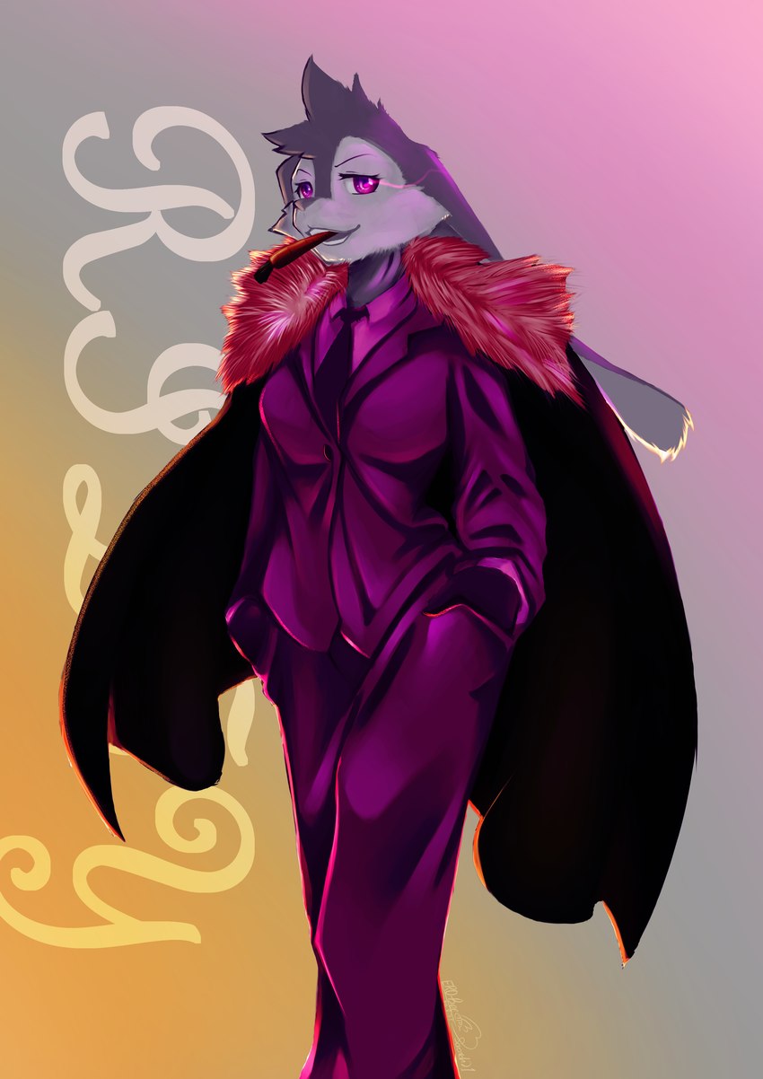 anthro bottomwear carrot cheek_tuft clothed clothing determined ear_tuft facial_tuft female floppy_ears food fully_clothed fur gradient_background grin hand_in_pocket head_tuft long_ears narrowed_eyes plant pockets purple_eyes simple_background smile solo standing text topwear tuft vegetable ero-bee scratch21 riley_(scratch21) lagomorph leporid mammal rabbit 2020 absurd_res digital_media_(artwork) digital_painting_(artwork) hi_res