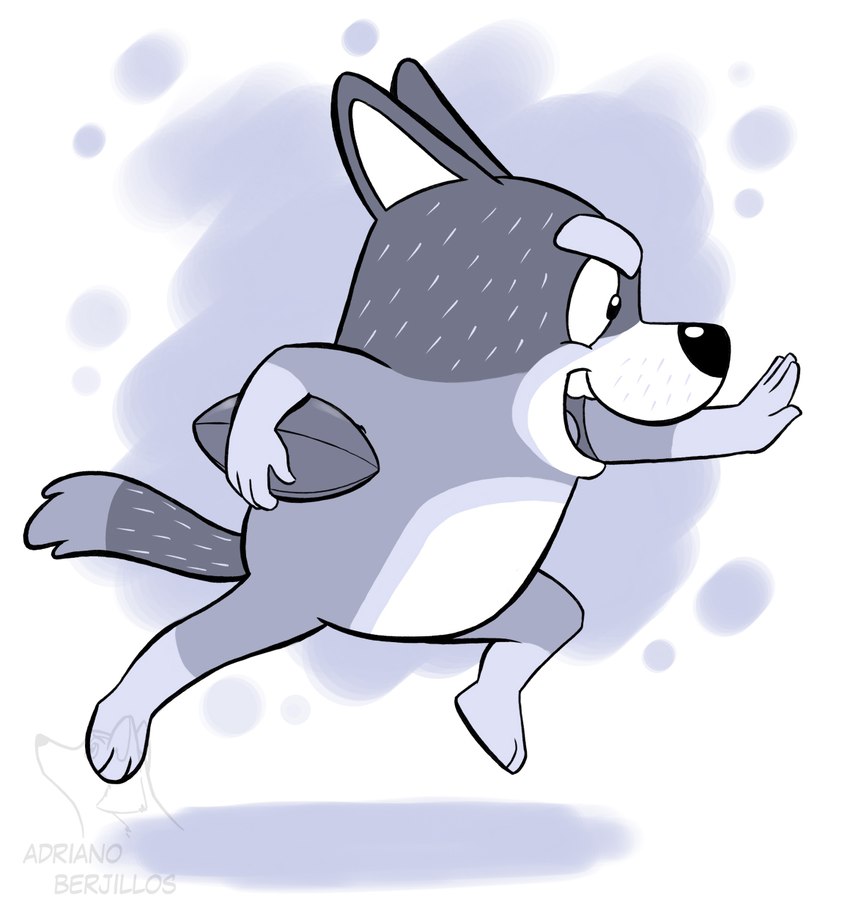 bandit heeler (bluey (series)) created by adriano berjillos