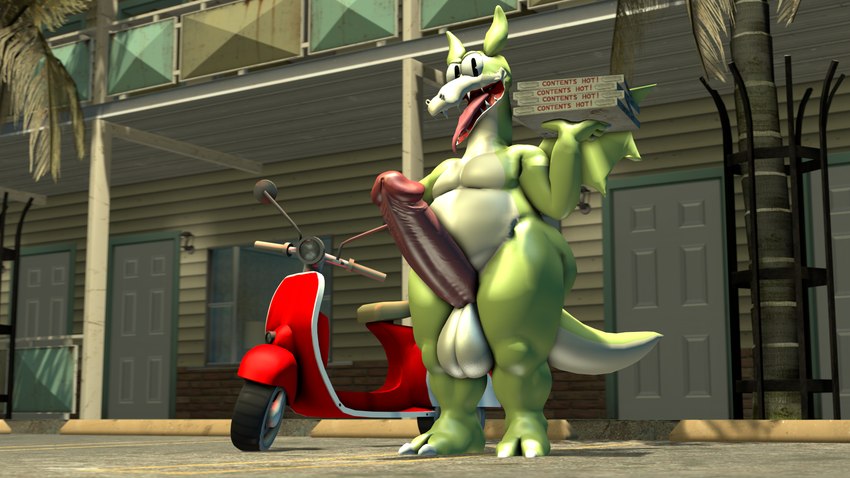 2_toes anthro back_wings balls belly big_balls big_penis bulge claws clothing container delivery_(commerce) delivery_employee erection feet food_carrier food_delivery genitals green_body huge_balls huge_penis humanoid_genitalia humanoid_penis looking_at_viewer male male_anthro moped nude nude_anthro nude_male open_mouth outside parking_lot penis pizza_box pizza_delivery pizza_delivery_carrier standing tail teeth tight_clothing toe_claws toes tongue tongue_out vehicle vein veiny_penis wings aceydrgn akkoarcade_(modeler) kabalmystic_(modeler) cuphead_(game) european_mythology mythology grim_matchstick dragon mythological_creature mythological_scalie scalie western_dragon 16:9 2023 3d_(artwork) digital_media_(artwork) hi_res source_filmmaker_(artwork) widescreen