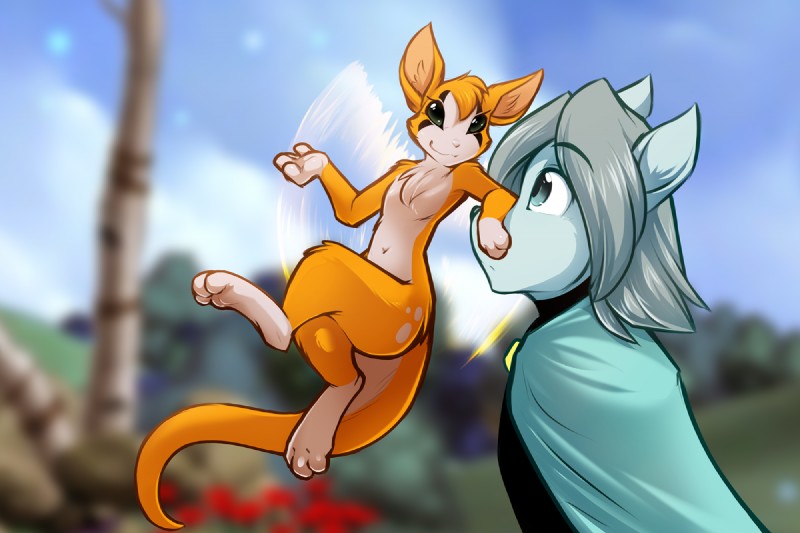 dust and fidget (dust: an elysian tail) created by tom fischbach