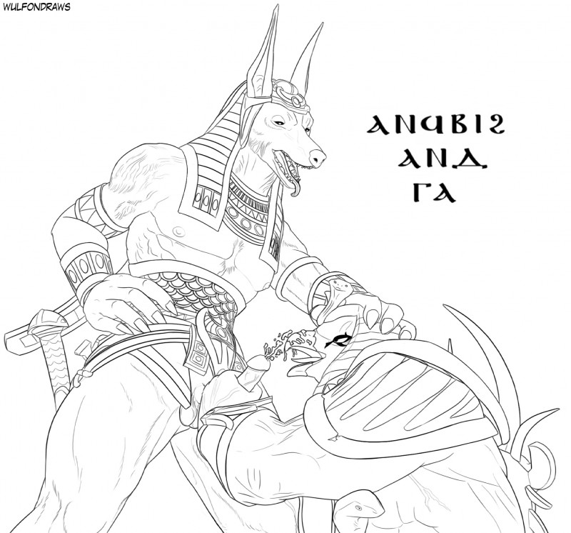 anthro balls beak bodily_fluids cum cum_on_beak duo egyptian erection fellatio genital_fluids genitals humanoid_genitalia humanoid_penis male masturbation muscular nipples open_mouth oral penile penis penis_grab sex small_balls tongue wulfondraws egyptian_mythology middle_eastern_mythology mythology smite anubis_(smite) ra_(smite) anubian_jackal avian bird canid canine canis deity falcon falconid jackal mammal 2018 digital_media_(artwork) hi_res monochrome