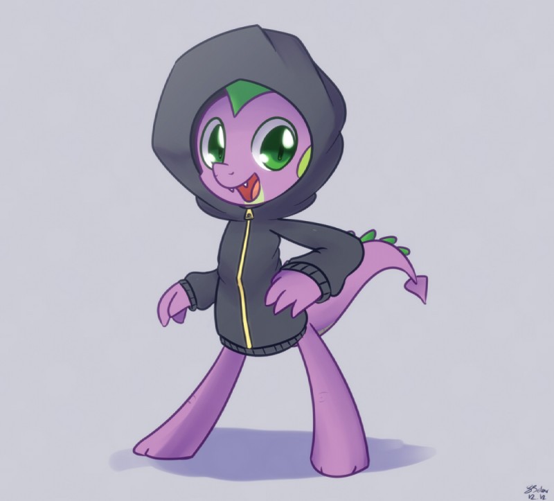 spike (friendship is magic and etc) created by solar-slash