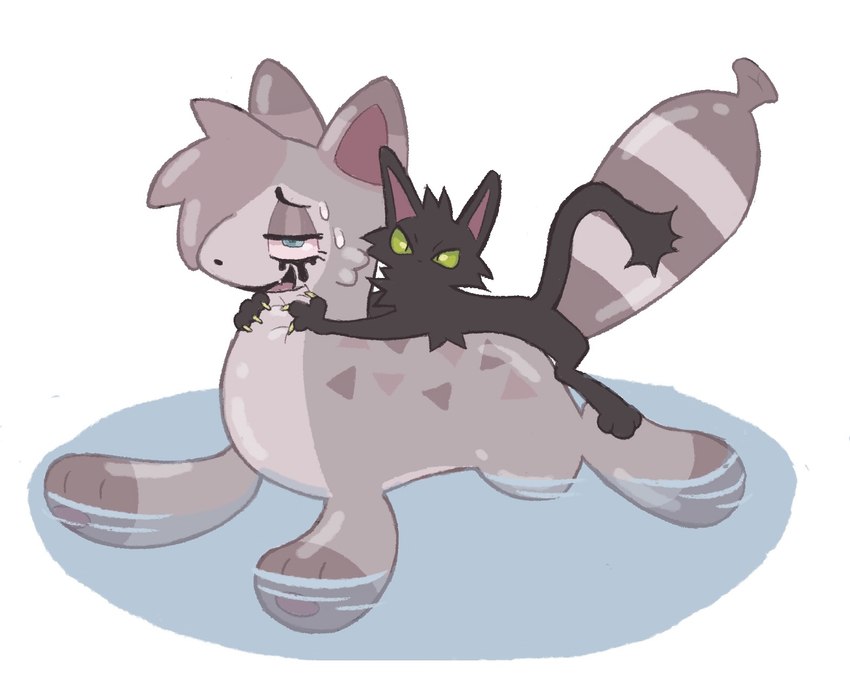 ashfur and hollyleaf (warriors (book series) and etc) created by labbit (artist)