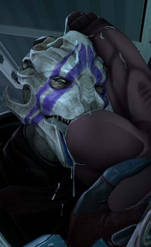 4_balls ball_fondling ball_lick balls bodily_fluids drooling duo fellatio female fondling genitals licking male male/female multi_balls multi_genitalia not_furry oral penile penis saliva sex tongue tongue_out dank_wankem bioware electronic_arts mass_effect mass_effect_andromeda vetra_nyx alien humanoid krogan turian 3d_(artwork) digital_media_(artwork) hi_res