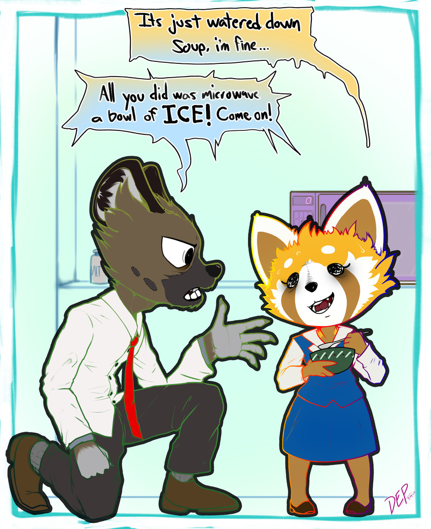 haida and retsuko (aggretsuko and etc) created by dep