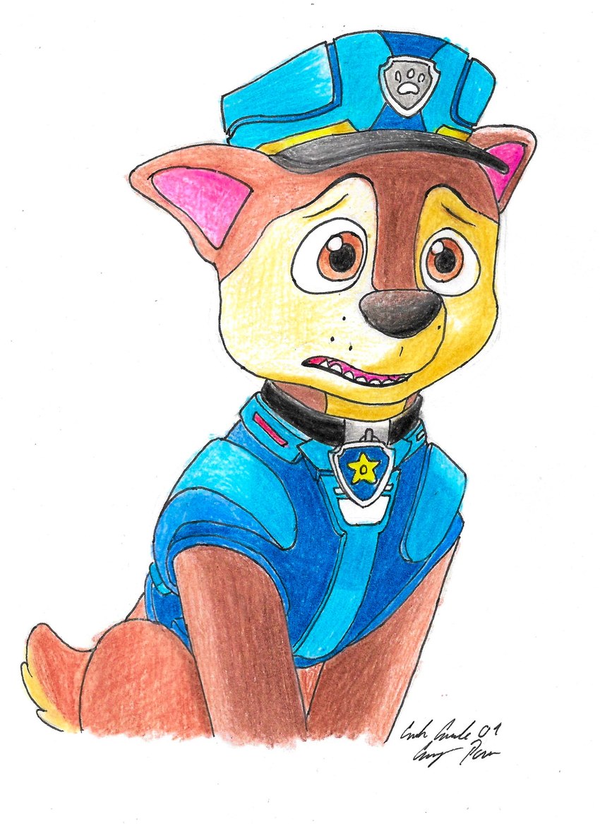 chase (paw patrol) created by silversimba01