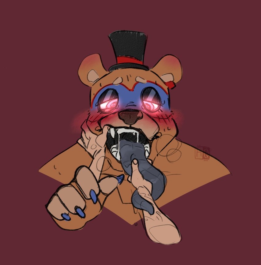 glamrock freddy (five nights at freddy's: security breach and etc) created by weeping owl