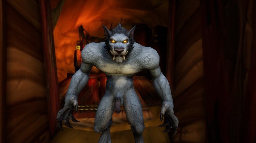 anthro flaccid genitals humanoid_genitalia humanoid_penis male nude penis solo zolthan32 blizzard_entertainment mythology warcraft canid canine mammal mythological_canine mythological_creature werecanid werecanine werecreature werewolf worgen 16:9 3d_(artwork) digital_media_(artwork) hi_res widescreen