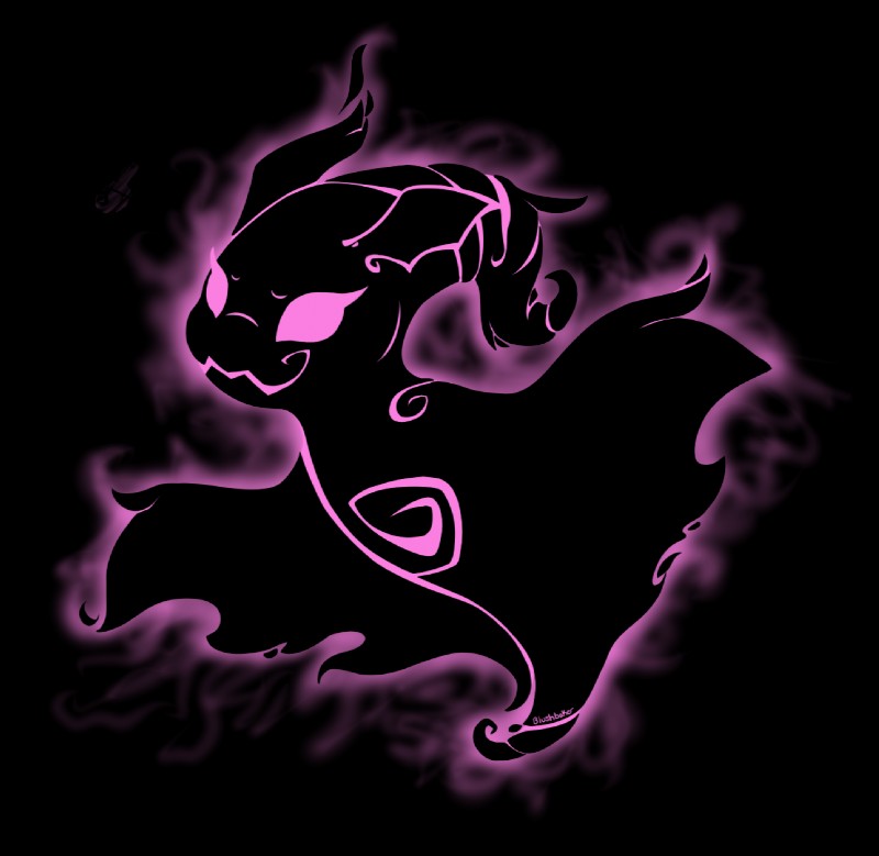 glowing silhouette simple_background smile solo transparent_background blushbaker disney lilo_and_stitch neopets stitch! witch_(stitch!) alien experiment_(lilo_and_stitch) neopet_(species) wraith_neopet 2018 alpha_channel digital_drawing_(artwork) digital_media_(artwork) hi_res signature