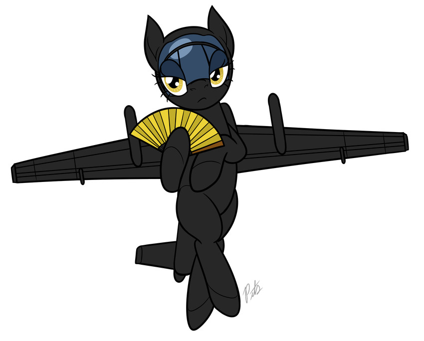 aircraft airplane amber_eyes female hand_fan jet lockheed_u-2 machine ponification simple_background solo u-2 vehicle what_has_magic_done what_has_science_done white_background camo-pony hasbro my_little_pony airplane_pony animate_inanimate equid equine horse living_aircraft living_machine living_vehicle mammal pony hi_res