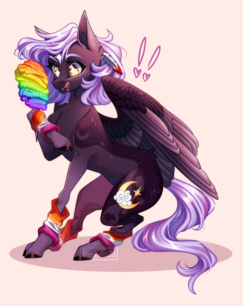 cloudy and fan character (my little pony and etc) created by ohhoneybee