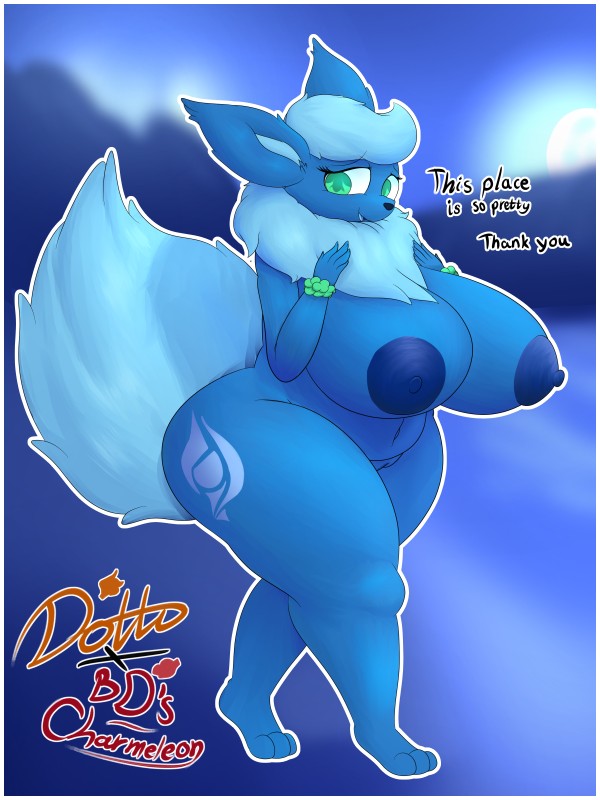 alternate_color anthro anthrofied areola belly big_areola big_breasts big_eyes border breasts curvy_figure eyelashes female fur genitals hair huge_breasts light looking_at_viewer moonlight nipples nude open_mouth pussy slightly_chubby smile solo standing thick_thighs voluptuous white_border wide_hips wings bds_charmeleon dittodotto nintendo pokemon moonlight_(bds_charmeleon) eeveelution flareon generation_1_pokemon pokemon_(species) 2019 3:4 absurd_res digital_media_(artwork) full-length_portrait hi_res portrait watermark