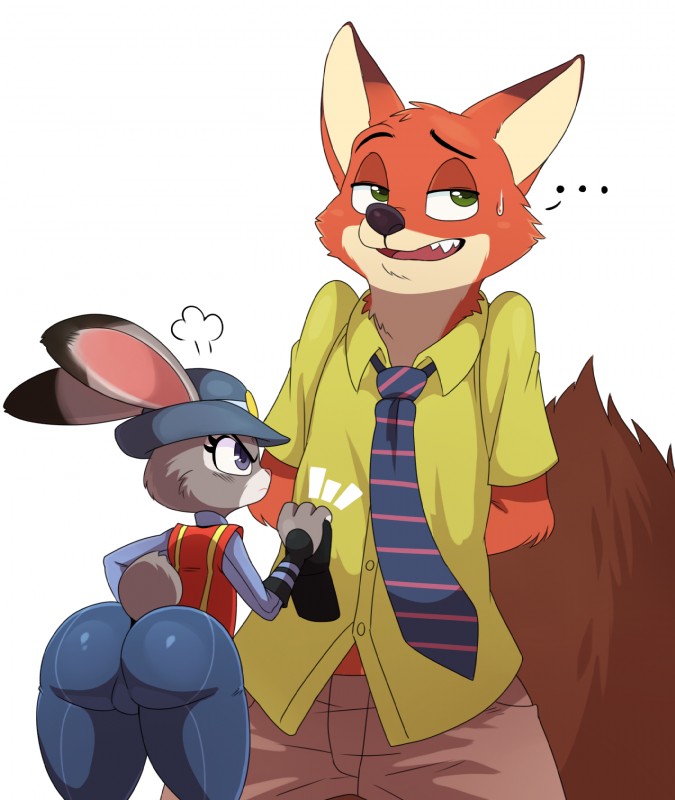 judy hopps and nick wilde (zootopia and etc) created by sssonic2
